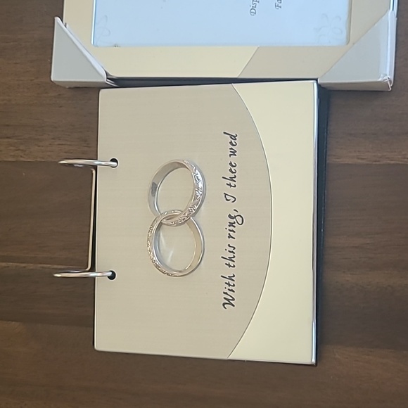 Malden With this Ring Photo Album/Frame Set - Picture 2 of 5